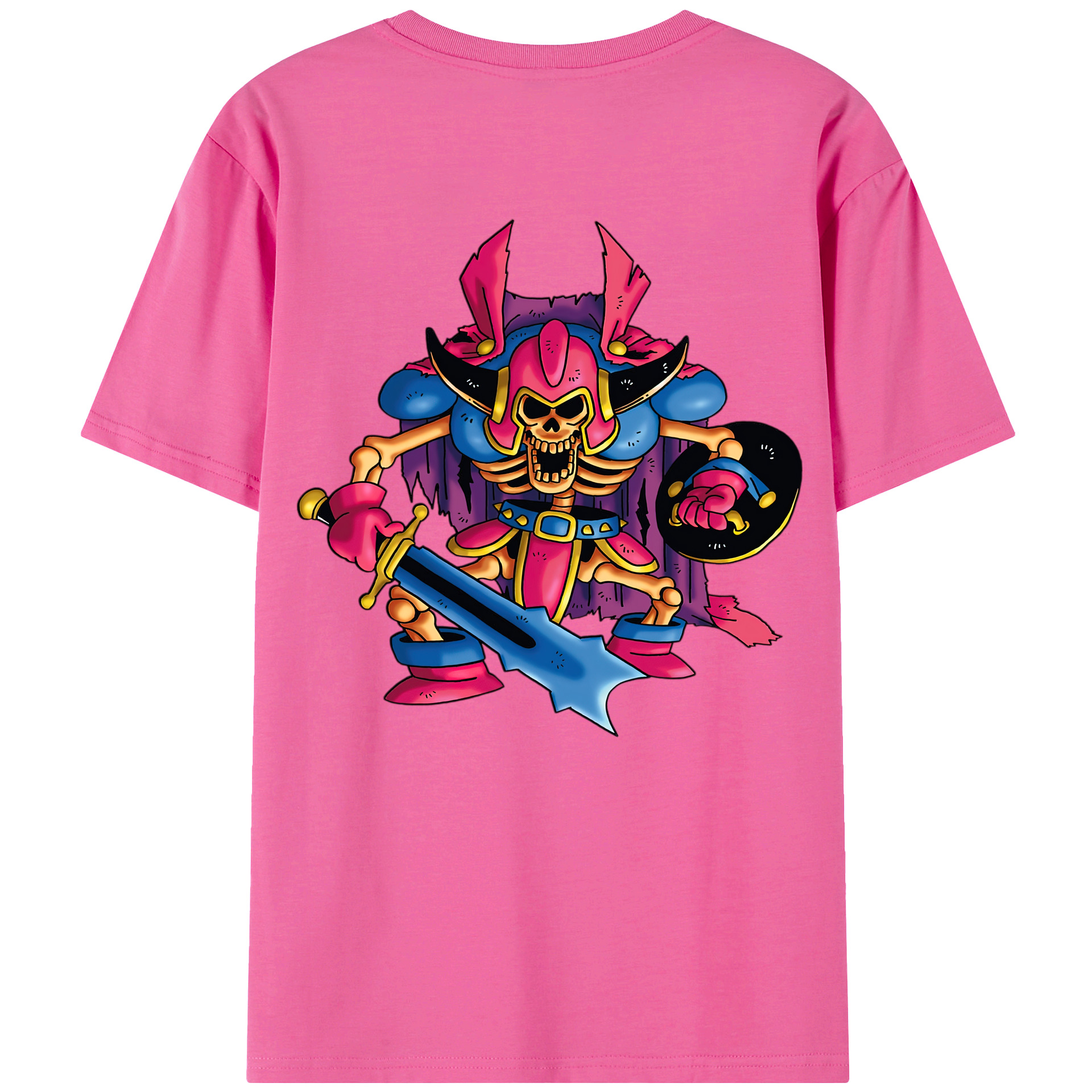 （画像用） ドラゴンクエスト Doragon Kuesuto Dragon Quest レディース半袖Tシャツ(バックプリント)